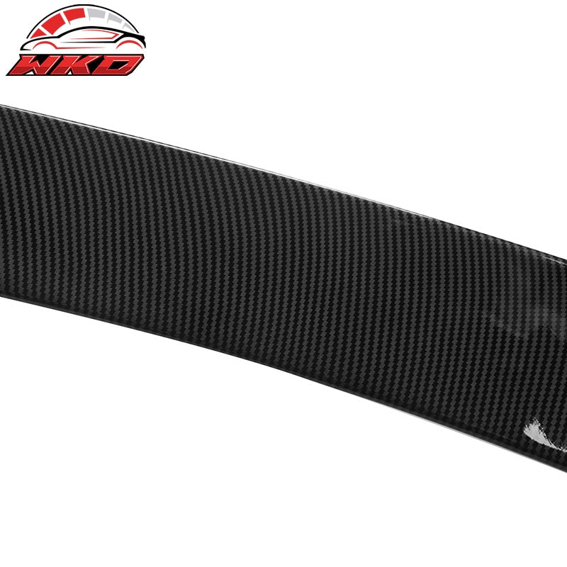 Fits 14-22 Grand Cherokee DuckBill ABS Add-on Trunk Spoiler Carbon Fiber Print