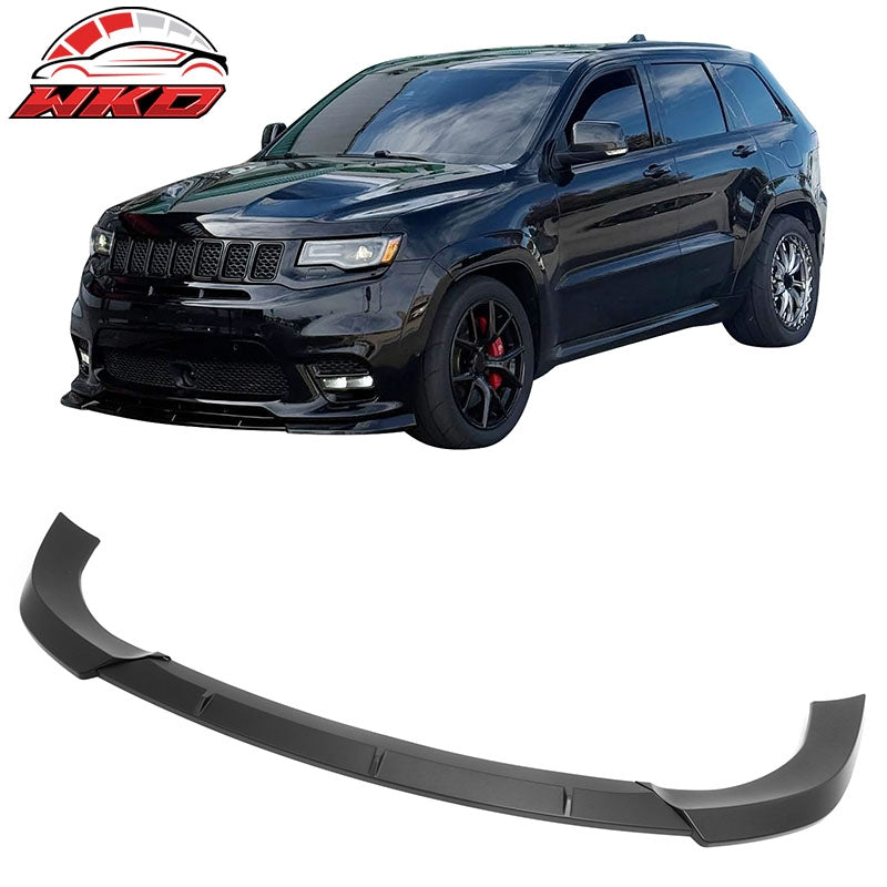 Wholesale 17-21 Grand Cherokee SRT IKON PP Front Bumper Lip Chin Spoiler Matte Black