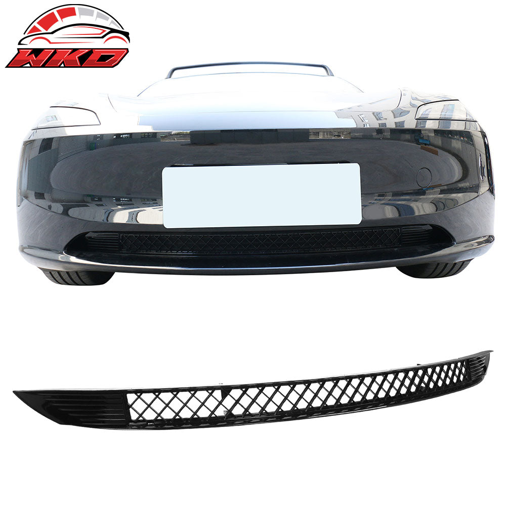 Fits 24-25 Tesla Model 3 Highland Lower Front Bumper Air Inlet Vent Mesh Grille