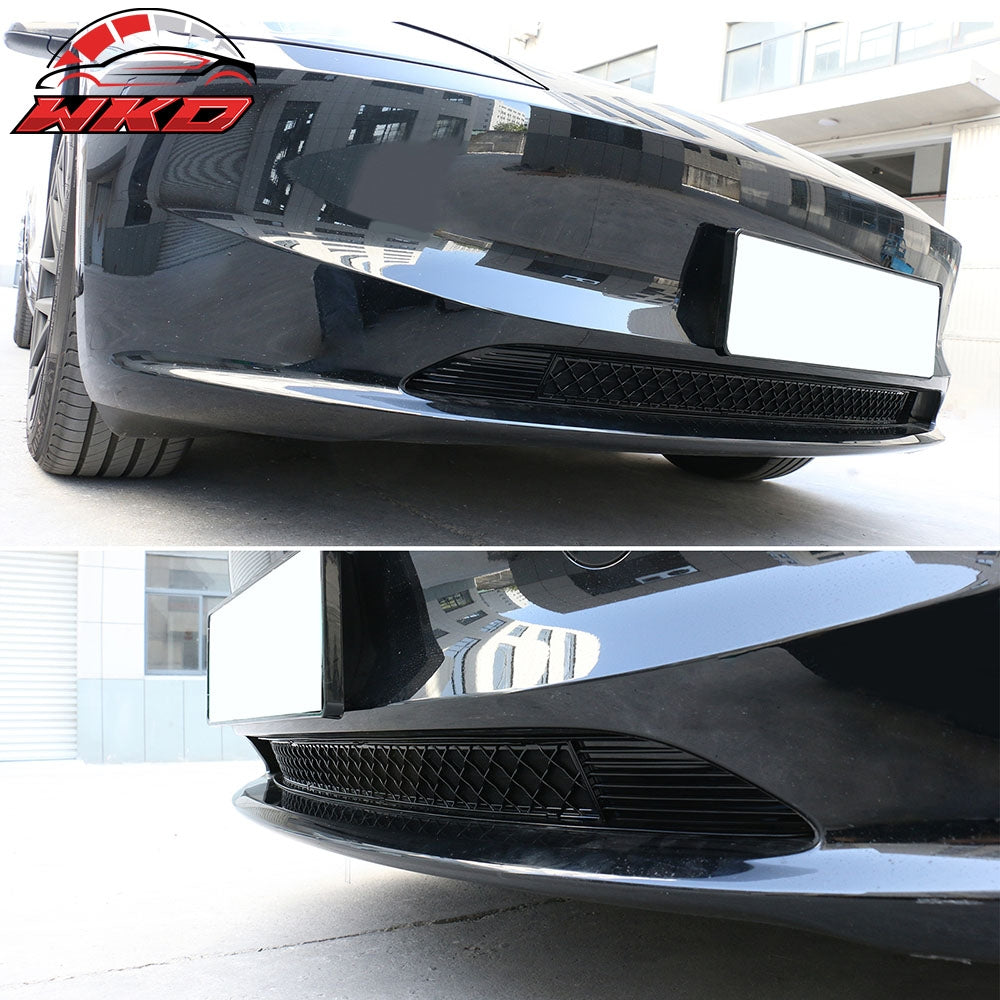 Fits 24-25 Tesla Model 3 Highland Lower Front Bumper Air Inlet Vent Mesh Grille