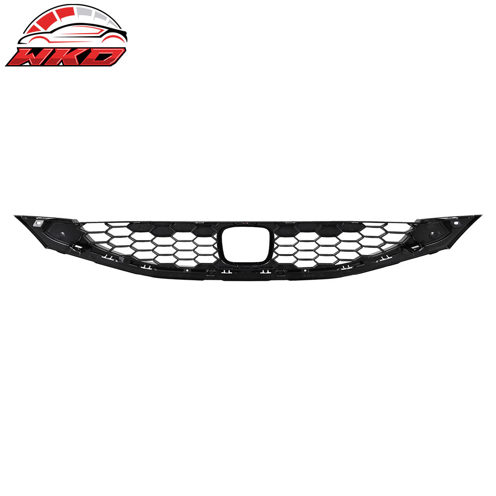 Fits 13-15 Honda Civic Sedan OE Style Front Bumper Upper Grille Assembly ABS