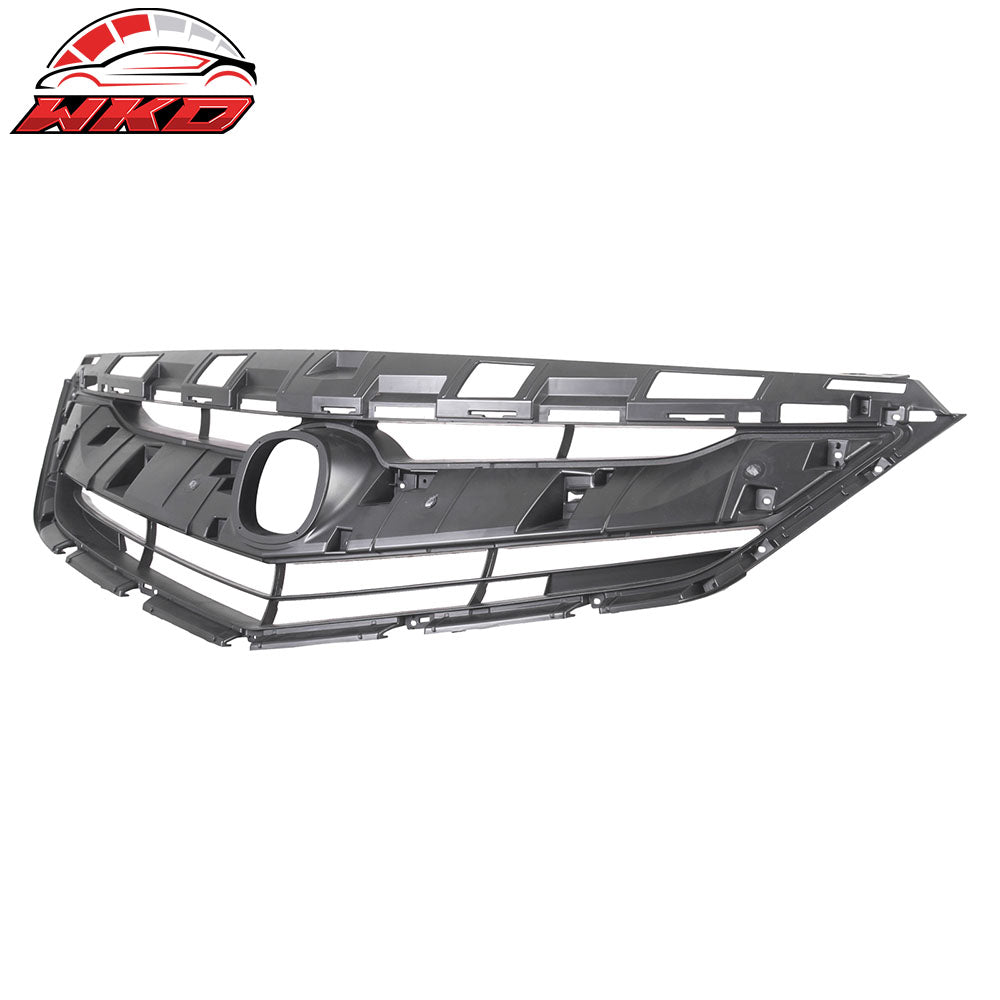 Fits 16-18 Acura ILX OE Style Front Bumper Grille Upper Grill Assembly Black ABS