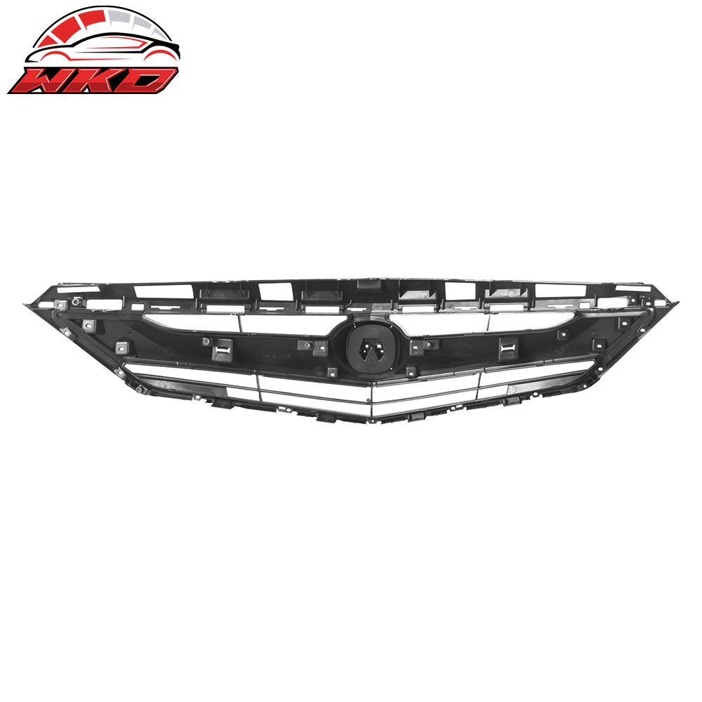 Fits 16-18 Acura ILX OE Style Front Bumper Grille Upper Grill Assembly Black ABS