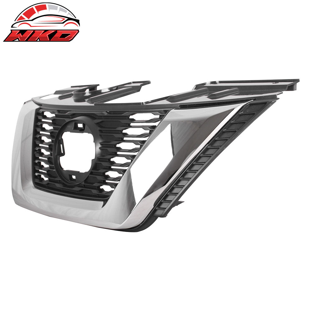Fits 18-20 Nissan Rogue SL SV OE Style Front Bumper Upper Grille Cover - ABS