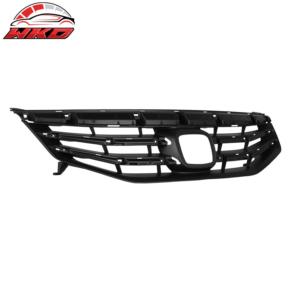Fits 11-12 Honda Accord Sedan OE Style Front Bumper Upper Grille Cover Black ABS