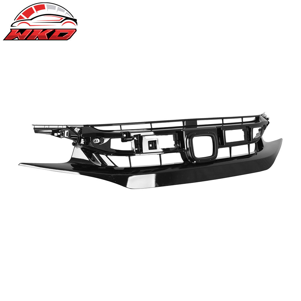 Fits 19-21 Honda Civic Sport Coupe Sedan OE Style Front Bumper Upper Grille ABS