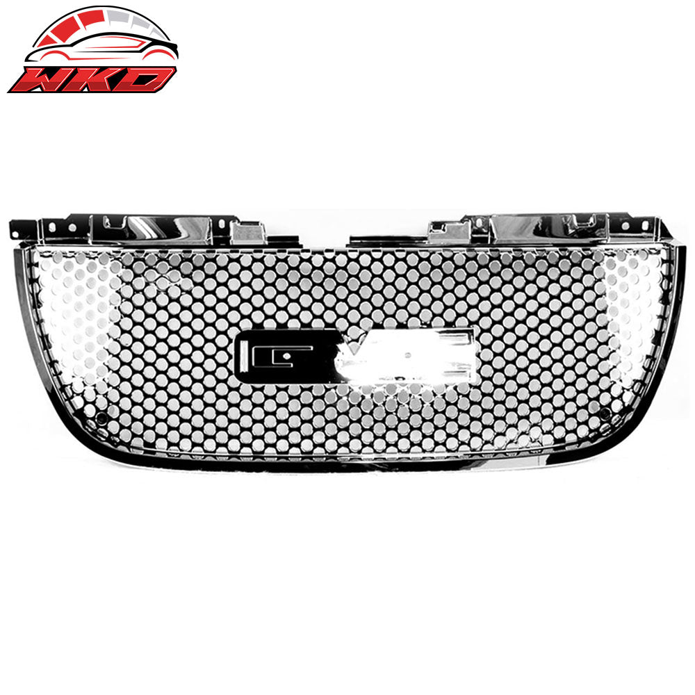 07-14 GMC Yukon Denali SLE /XL 1500 Denali Round Hole Grille Grill Chrome | Wholesale