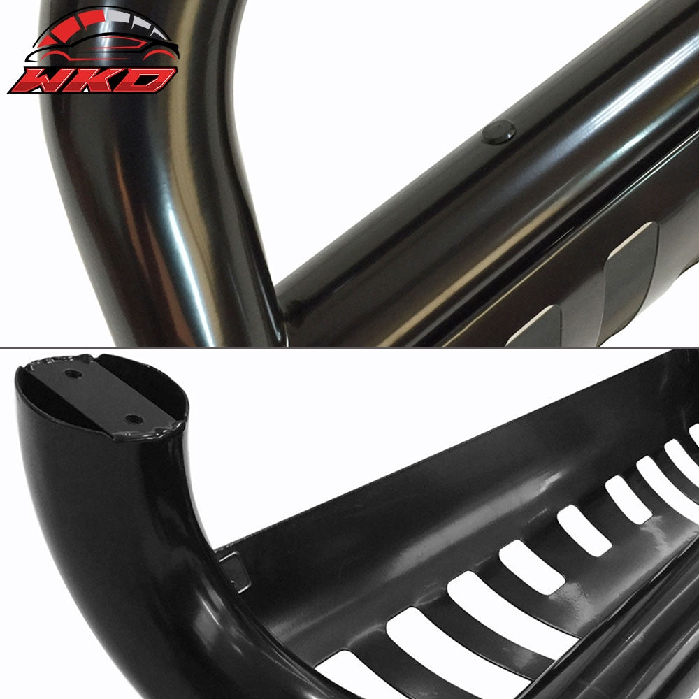 Fits 07-14 Silverado Sierra 2500 3500HD Bull Bar Front Bumper Push Grille Guard