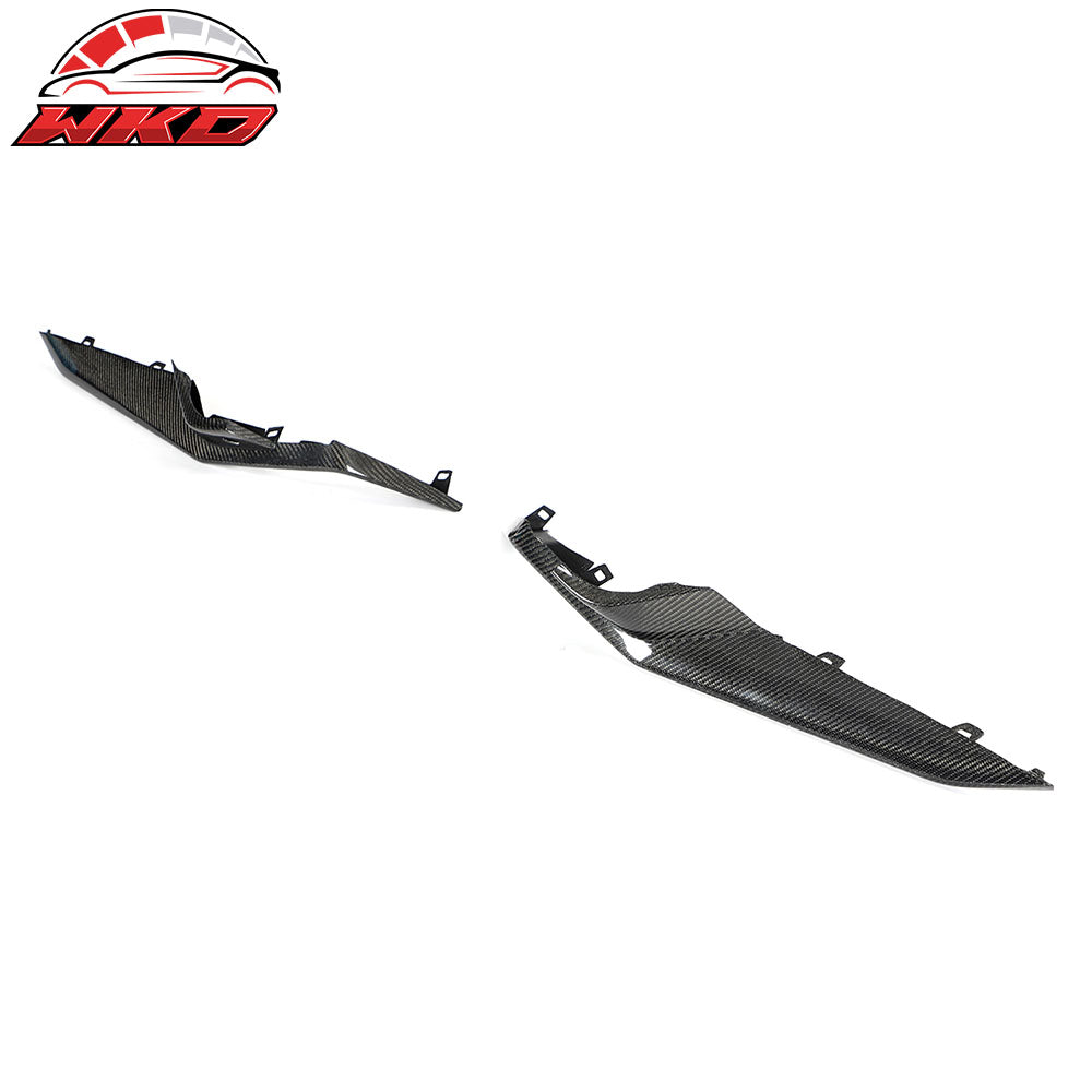 Fits 23-25 Chevy Corvette C8 Z06/E-Ray/ZR1 Grille Trim Carbon Fiber 2PC Overlay