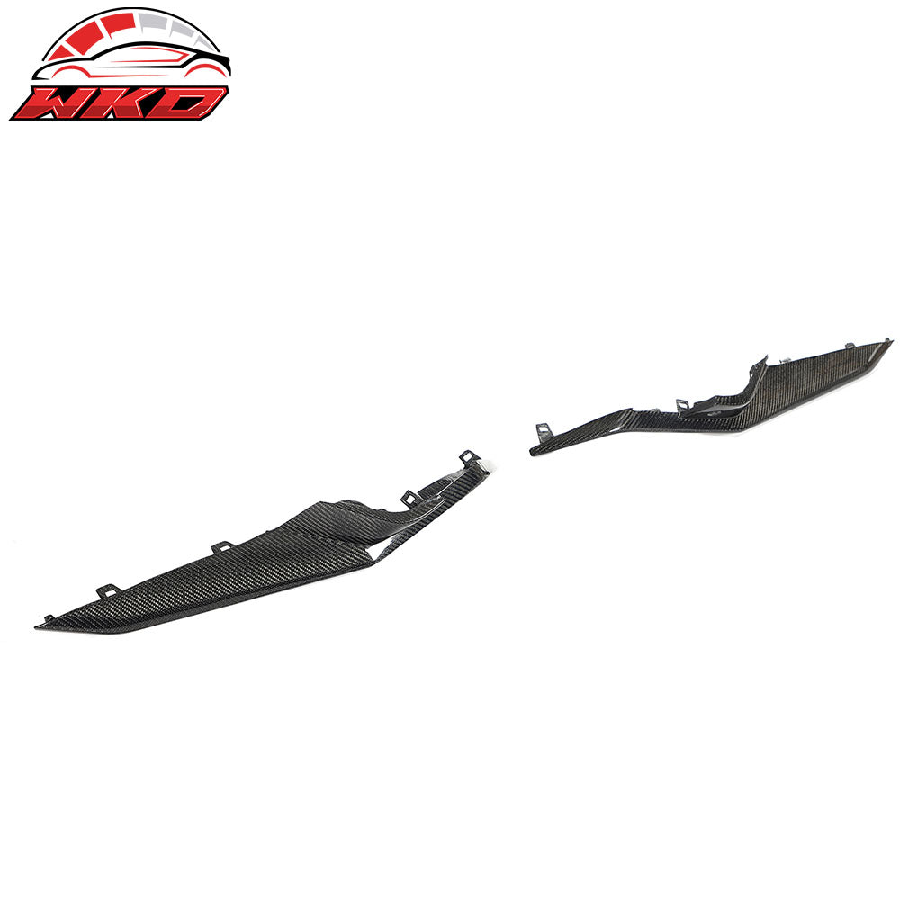 Fits 23-25 Chevy Corvette C8 Z06/E-Ray/ZR1 Grille Trim Carbon Fiber 2PC Overlay