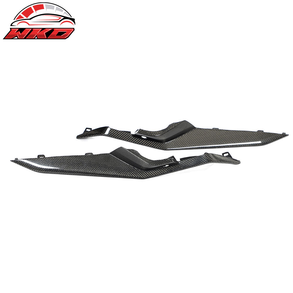 Fits 23-25 Chevy Corvette C8 Z06/E-Ray/ZR1 Grille Trim Carbon Fiber 2PC Overlay