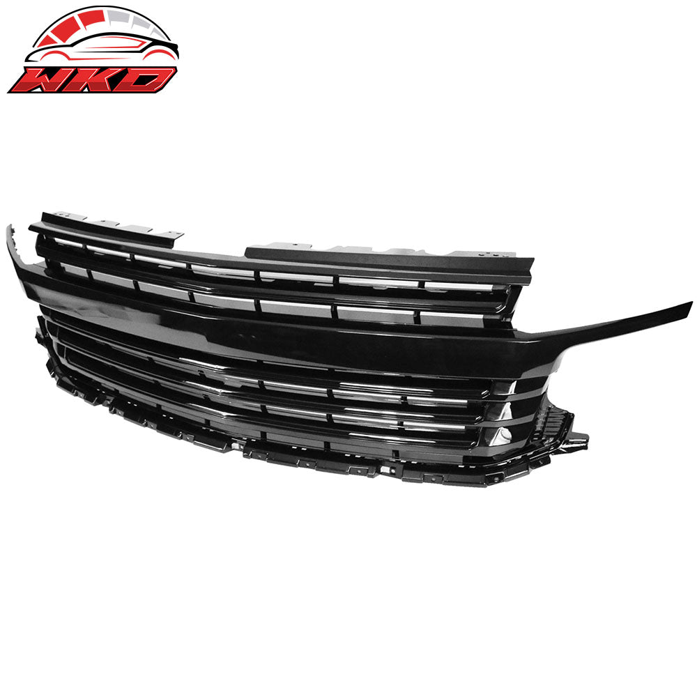 Fits 21-23 Chevrolet Tahoe Suburban Front Bumper Grille Body Kit Gloss Black