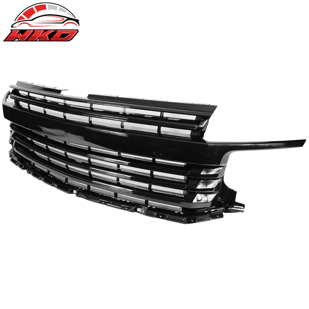 Fits 21-23 Chevrolet Tahoe Suburban Front Bumper Grille Body Kit Gloss Black
