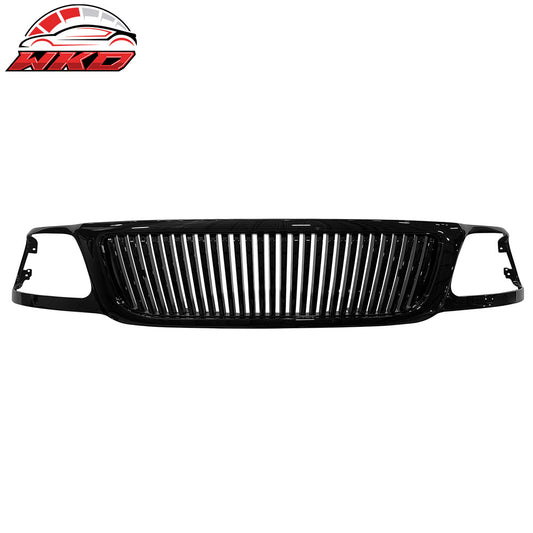 99-03 Ford F-150 Vertical Style Black ABS Front Insert Upper Mesh Grille | Wholesale