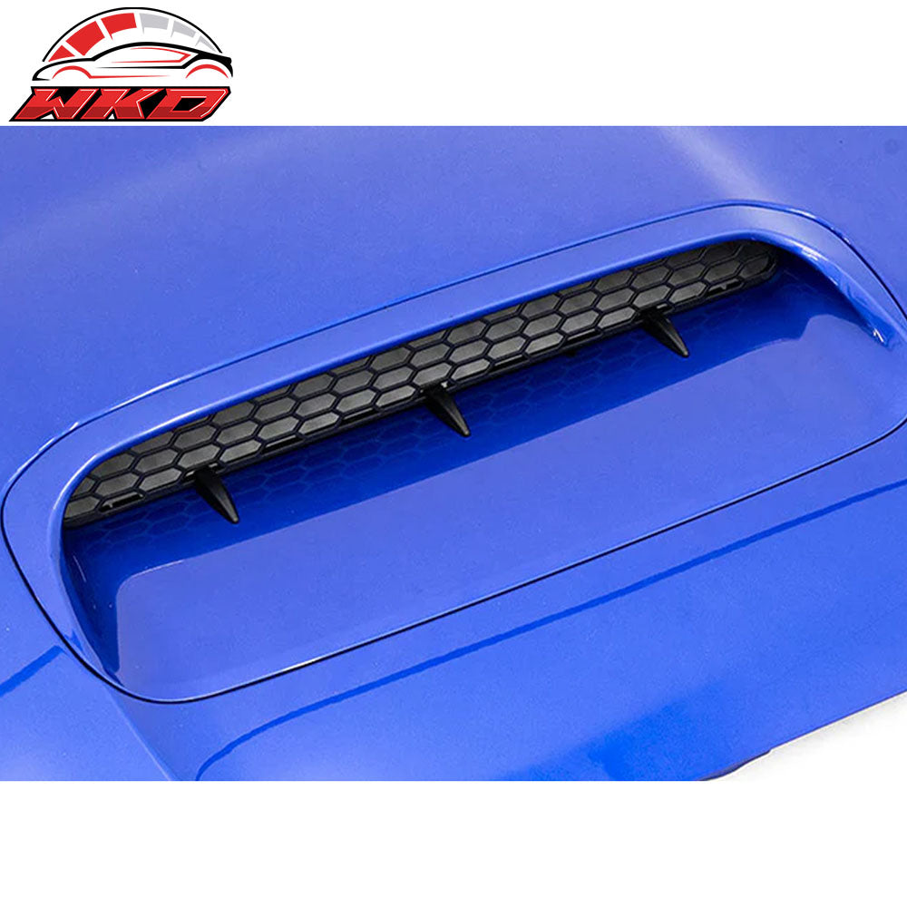 Fits 15-21 Subaru WRX & WRX STI 4th Front Hood Air Vent Mesh Grille PP Unpainted