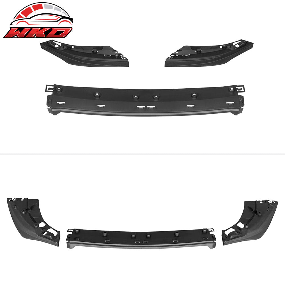 Fits 10-14 Ford Mustang GT500 OE Style Upper Lower Grille + PP Front Bumper Lip