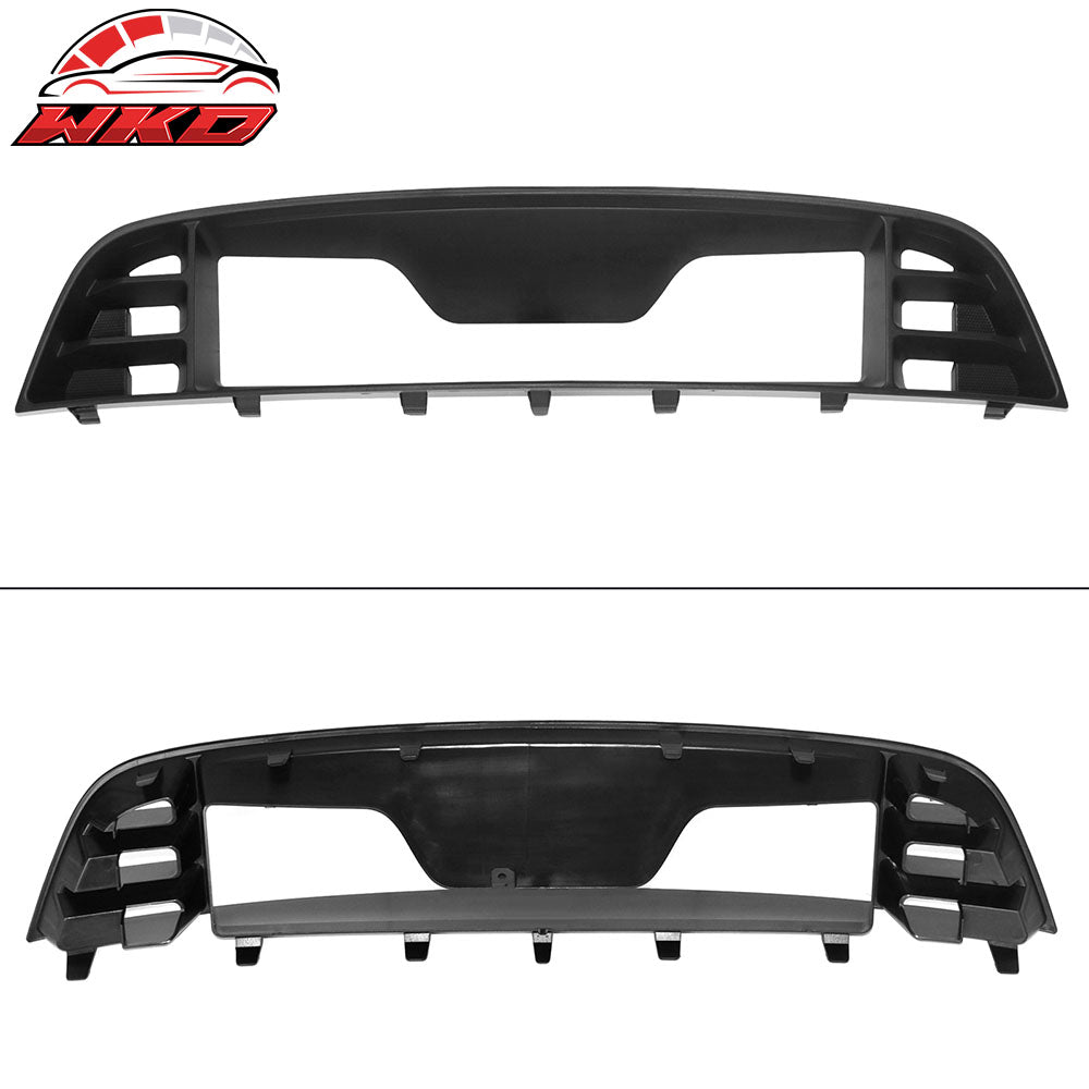 Fits 10-14 Ford Mustang GT500 OE Style Upper Lower Grille + PP Front Bumper Lip