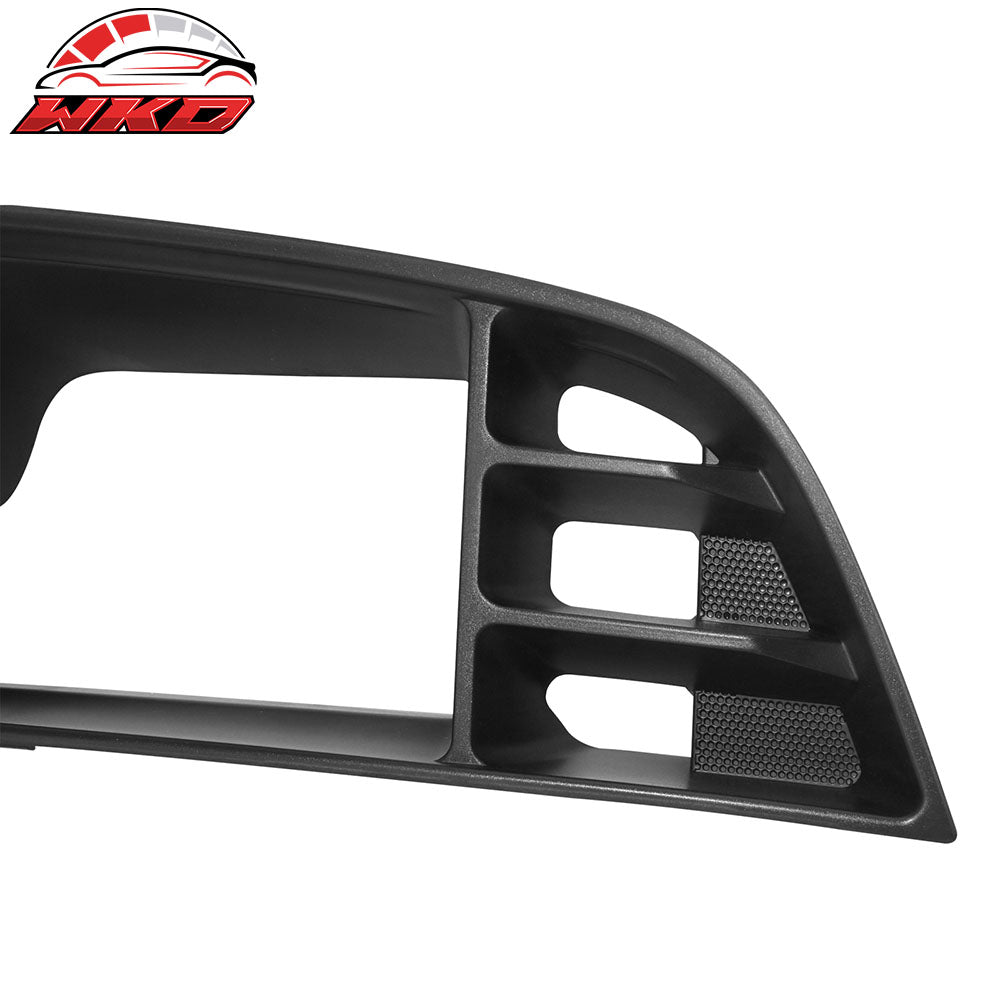 Fits 10-14 Ford Mustang GT500 OE Style Upper Lower Grille + PP Front Bumper Lip