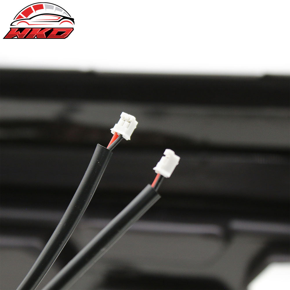 Fits 19-23 Ford Ranger XL/XLT/Lariat Front Upper LED Grille Assembly Smoke Lens