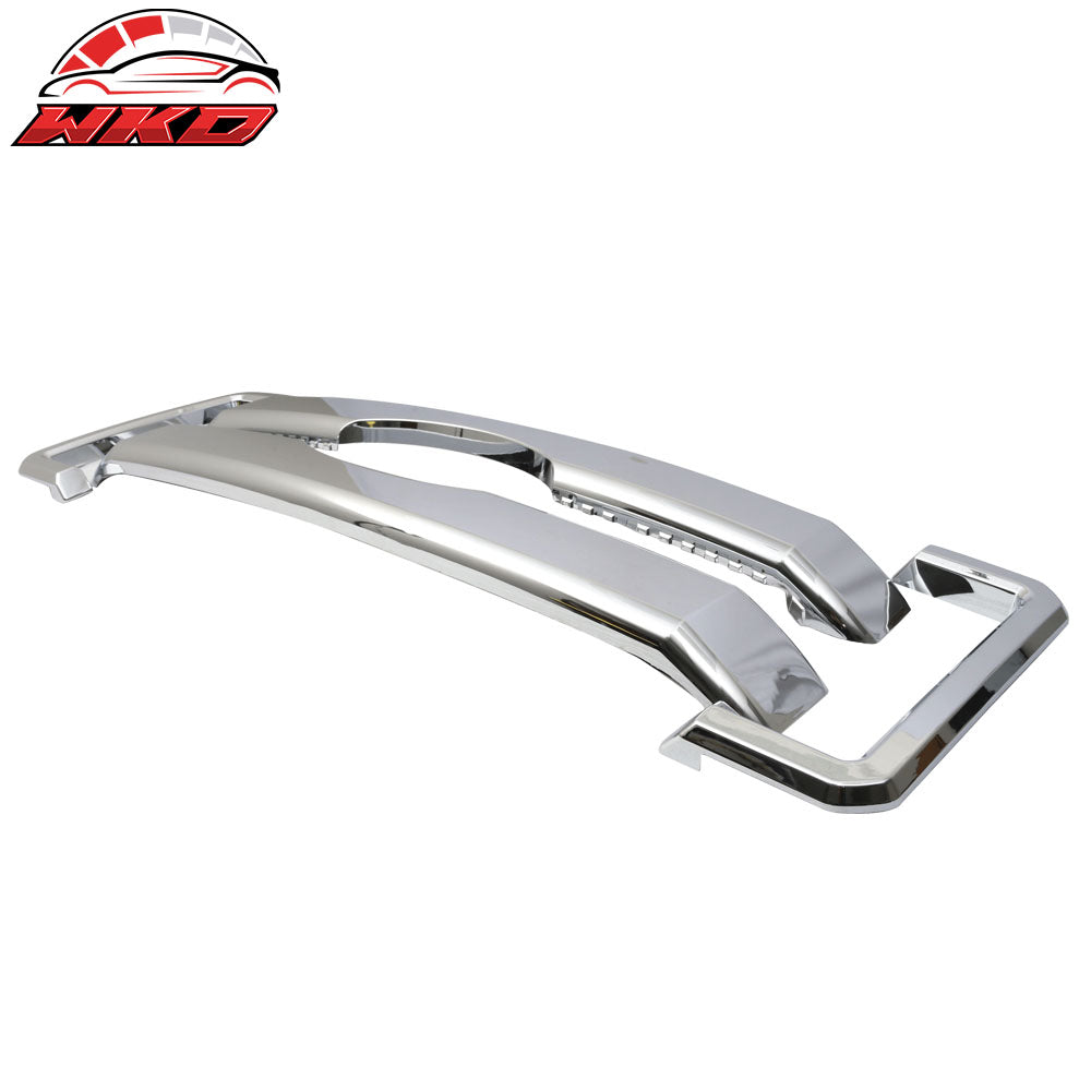 Fits 11-16 Ford F250 F350 F450 F550 Super Duty Grille Overlay Cover Chrome 4PC