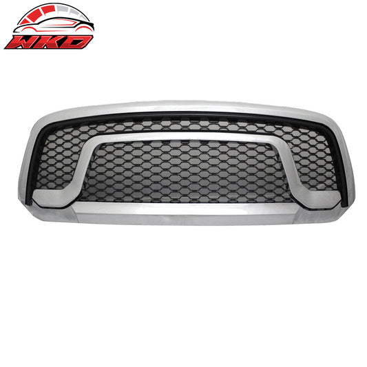 13-24 Dodge Ram 1500 & Classic Rebel Style Front Upper Grille Chrome ABS | Wholesale