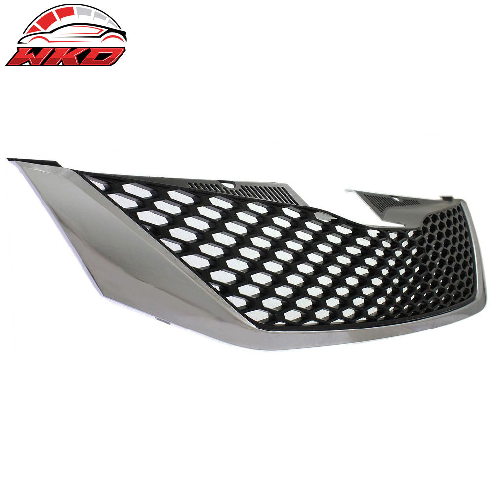 Fits 11-17 Toyota Sienna SE Style Front Upper Mesh Grill Chrome Black