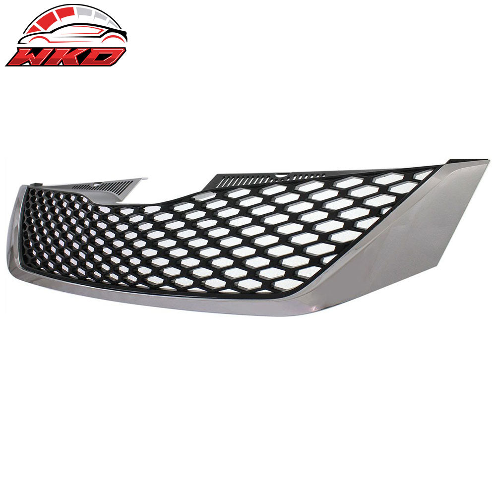 Fits 11-17 Toyota Sienna SE Style Front Upper Mesh Grill Chrome Black
