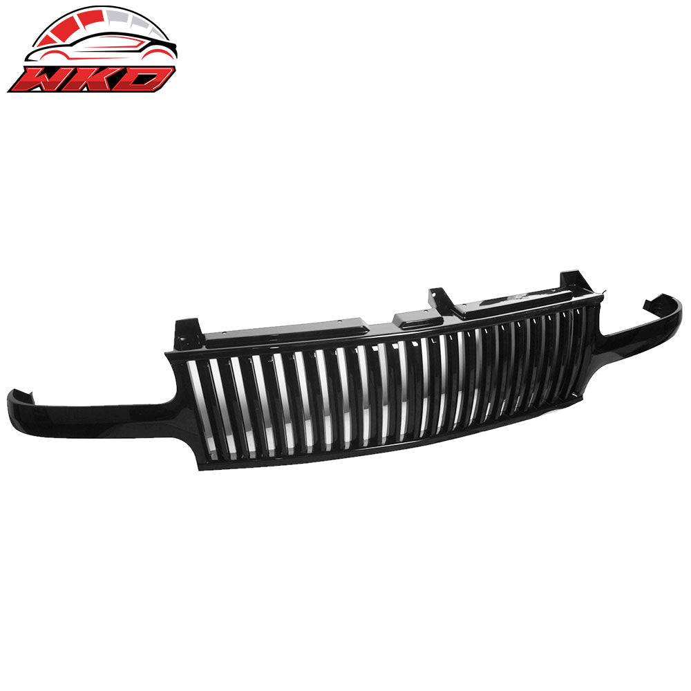 Fits 99-02 Silverado 00-06 Suburban Tahoe Vertical Style Front Grille Hood Grill