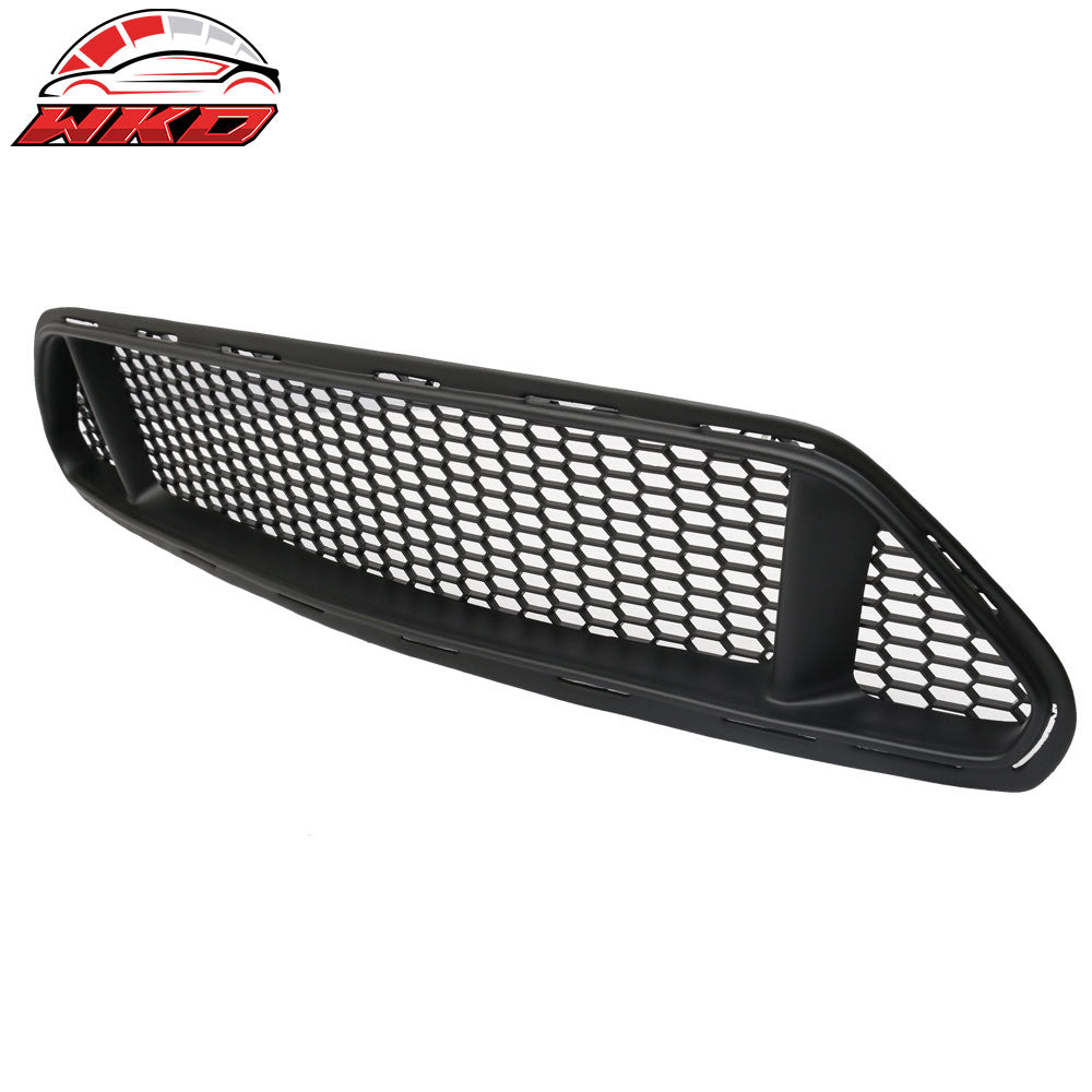 15-17 Ford Mustang IKON Style PP Front Bumper Upper Mesh Grille Unpainted | Wholesale