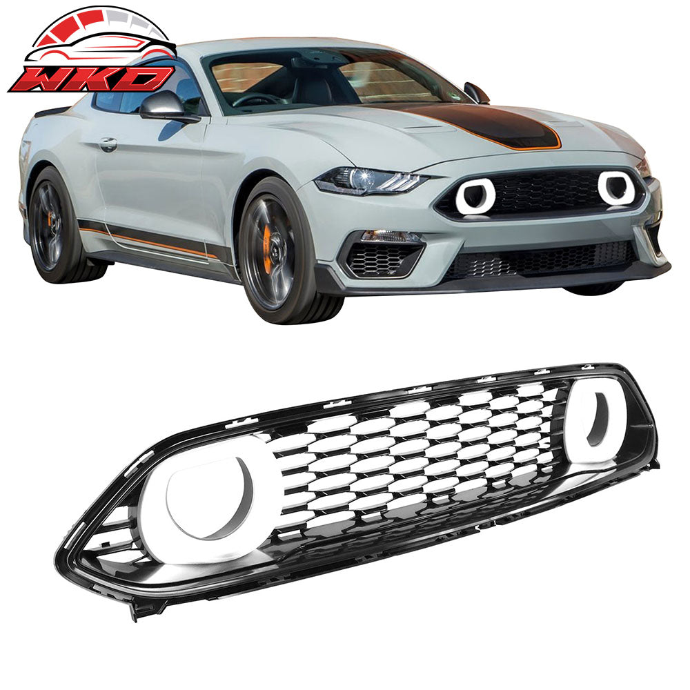 Wholesale 21-23 Ford Mustang Mach 1 ABS Front Upper Mesh Grille W/ DRL LED Signal Lamp