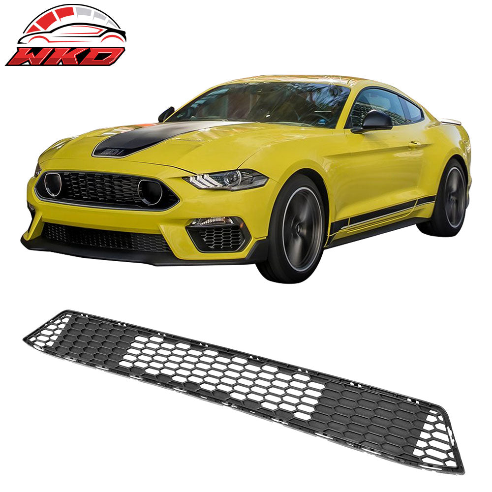 Fits 21-23 Ford Mustang Mach 1 OE Style Black Front Lower Mesh Grille Grill - PP