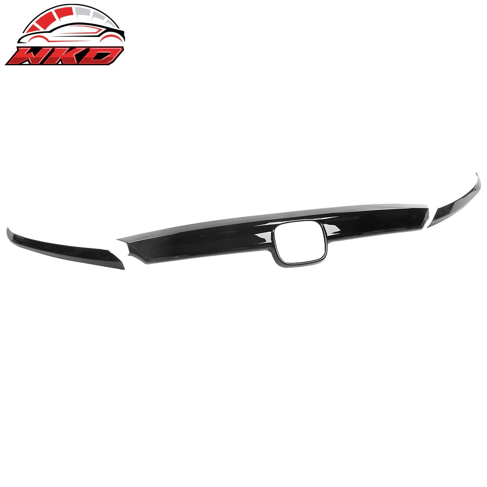 Wholesale 21-22 Honda Accord OE Style Front Hood Bonnet Grille Trim Gloss Black 3PCS