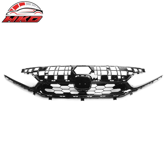 Wholesale 22-24 Honda Civic Sedan Gloss Black Si Style Upper Mesh Grille Grill ABS