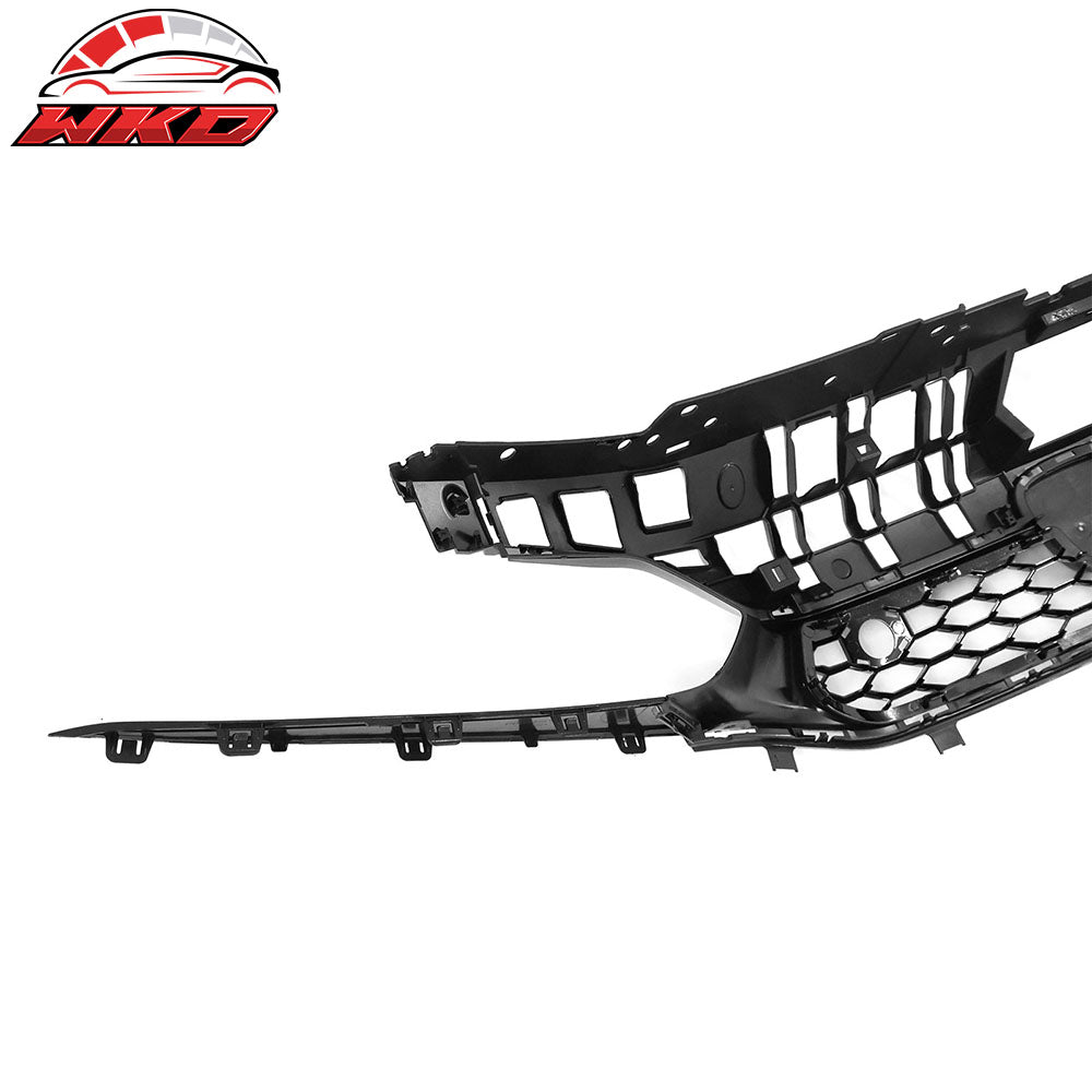 Fits 22-24 Honda Civic Sedan Gloss Black Type R Style Honeycomb Front Grille ABS