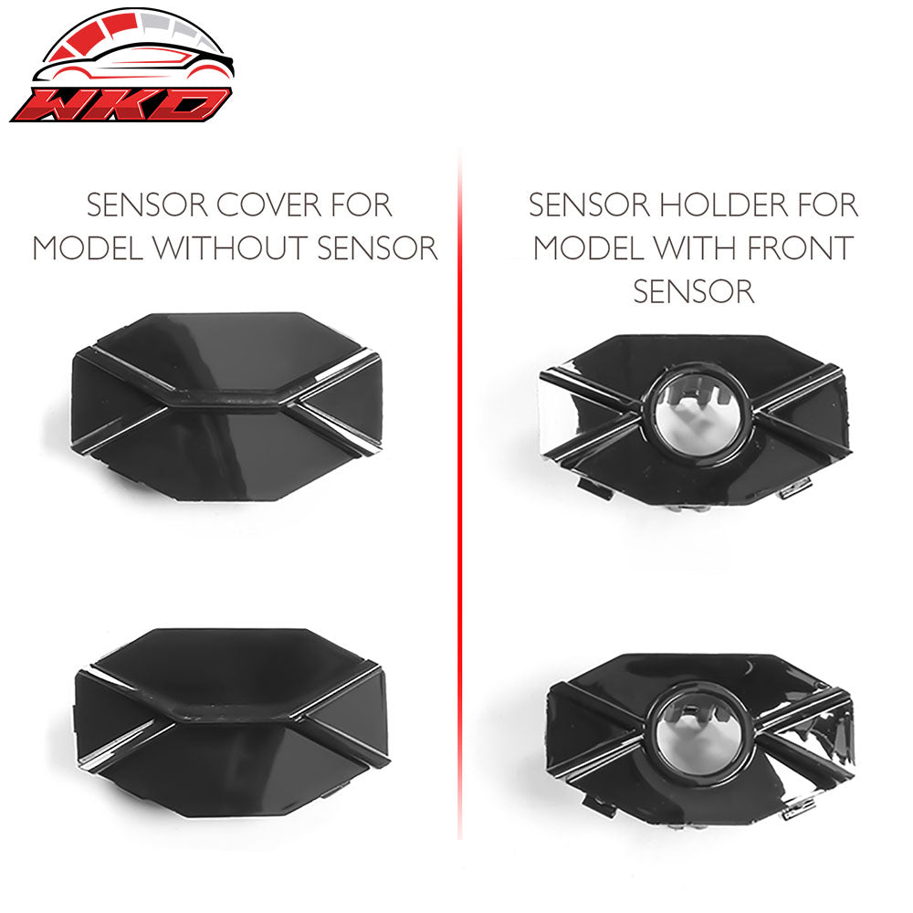 Fits 22-24 Honda Civic Sedan Gloss Black Type R Style Honeycomb Front Grille ABS