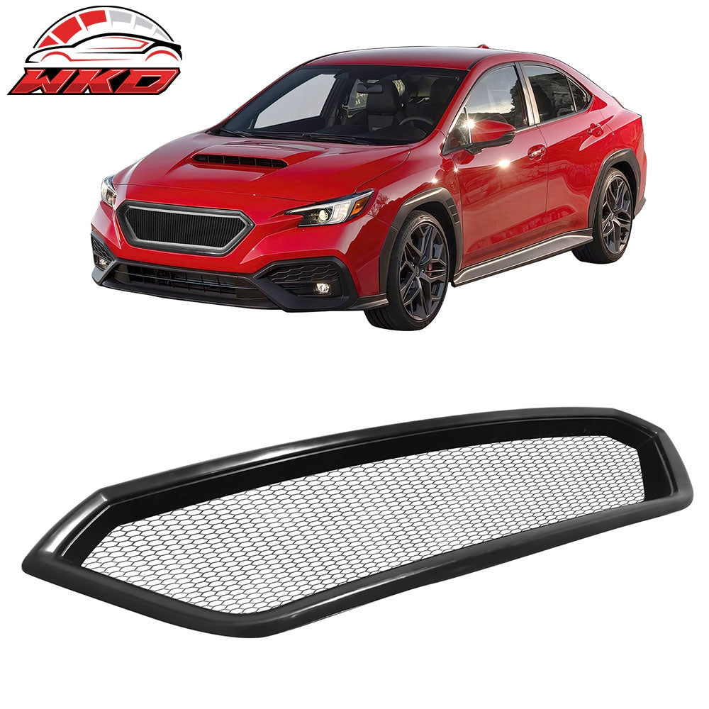 2022-26 Subaru WRX Front Bumper Upper Grille Mesh Center Grill Cover Unpainted | Wholesale