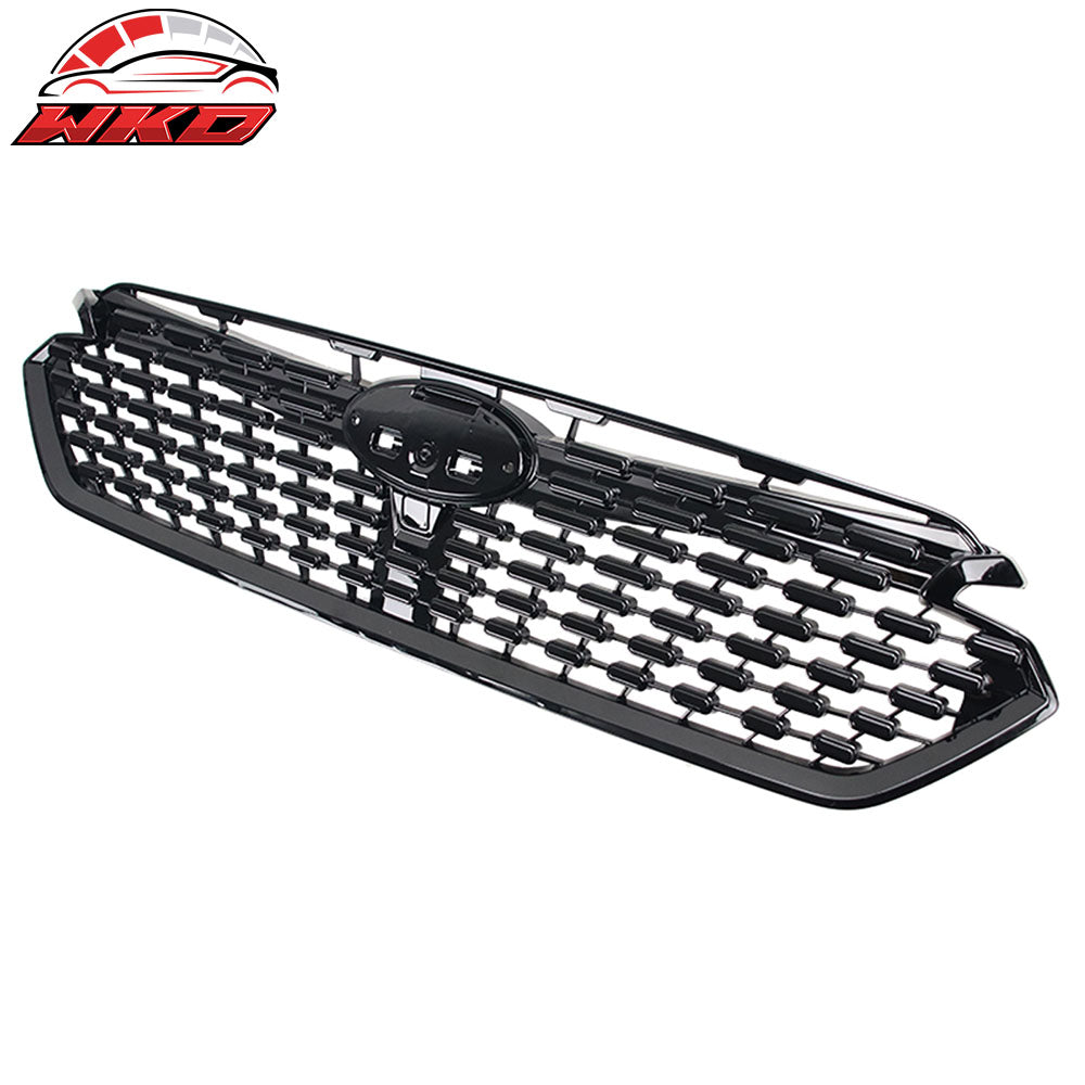 Fits 24-25 Subaru Impreza Sport Style Front Bumper Upper Grille Gloss Black ABS