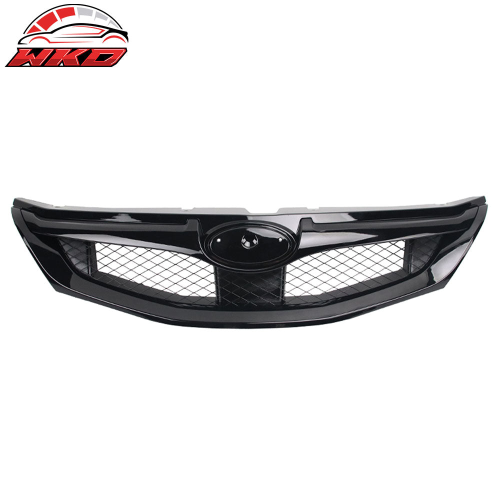 08-10 Subaru Impreza WRX Hatchback OE Style Front Bumper Grille Gloss Black | Wholesale
