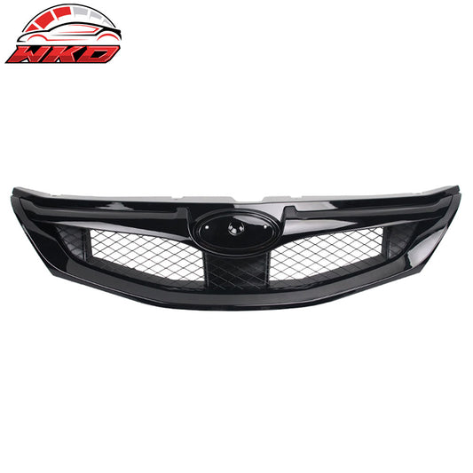 08-10 Subaru Impreza WRX Hatchback OE Style Front Bumper Grille Gloss Black | Wholesale