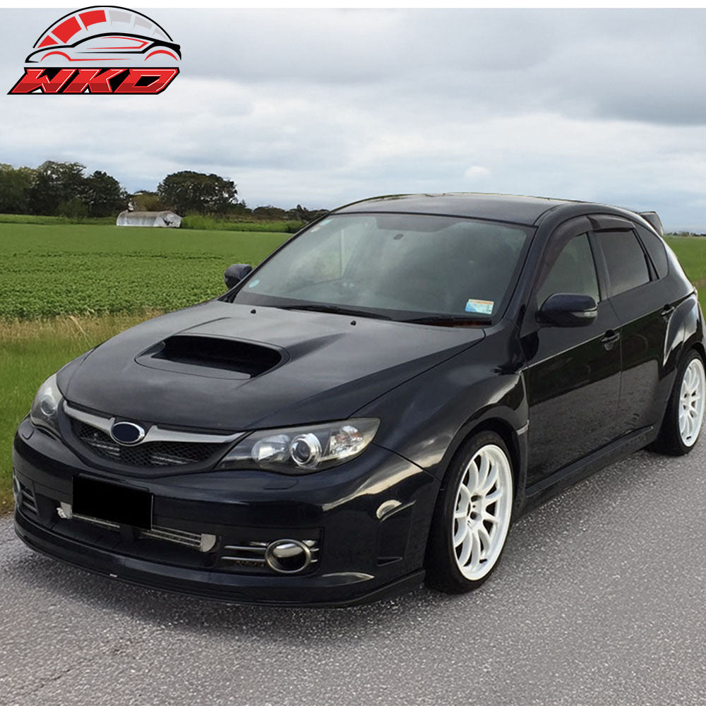 Fits 08-10 Subaru Impreza WRX Hatchback OE Style Front Bumper Grille Gloss Black