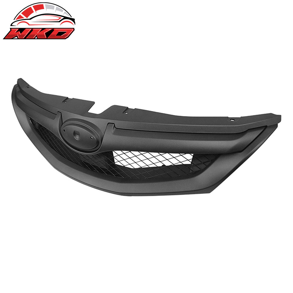 Fits 08-10 Subaru Impreza WRX Hatchback OE Style Front Bumper Grille Matte Black