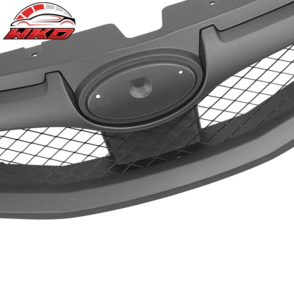 Fits 08-10 Subaru Impreza WRX Hatchback OE Style Front Bumper Grille Matte Black