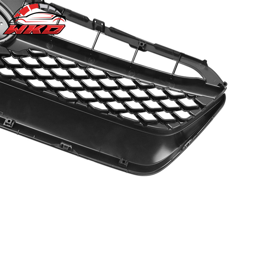 Fits 15-17 Subaru WRX STI 4DR OE Style Front Bumper Upper Grille Gloss Black ABS