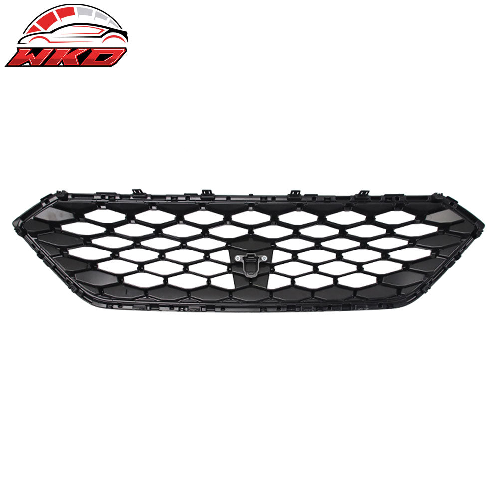 Fits 22-25 Subaru WRX 4DR JMD 2 Style Front Bumper Upper Grille ABS Gloss Black