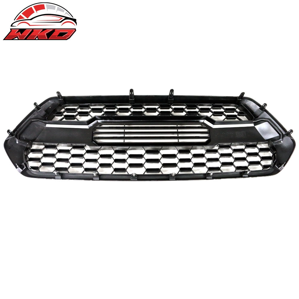 Fits 16-23 Toyota Tacoma Front Hood Bumper Grille Mesh Insert Carbon Print