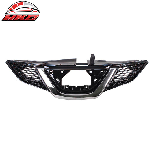 2018-19 Nissan Rogue OE Style Front Bumper Upper Grille Hood Grill Cover ABS | Wholesale