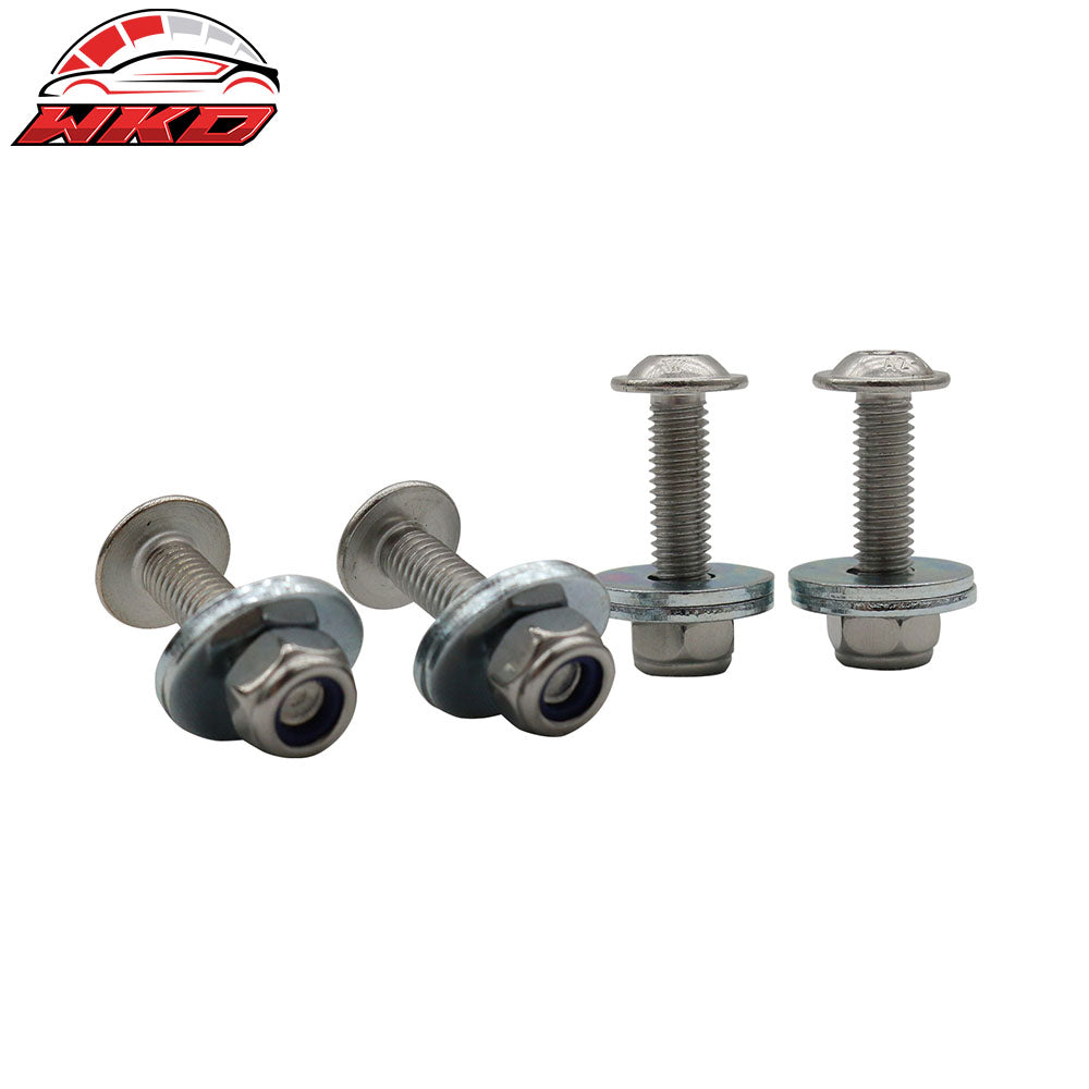 Front Splitter Lip Side Skirt Extension Hardware Kit M6 Bolts Nuts Washers Drill