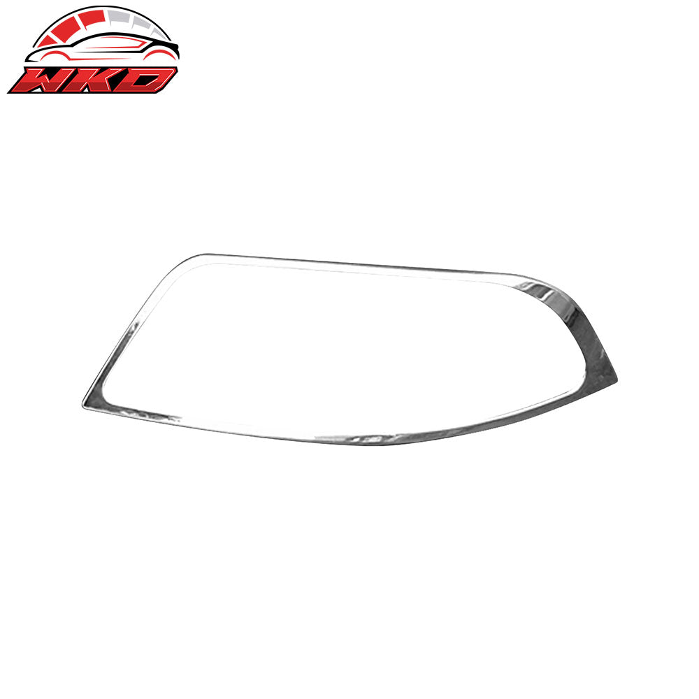 Fits 01-05 Volkswagen Passat Chrome Front Head Light Bezel Covers Trim Pair ABS