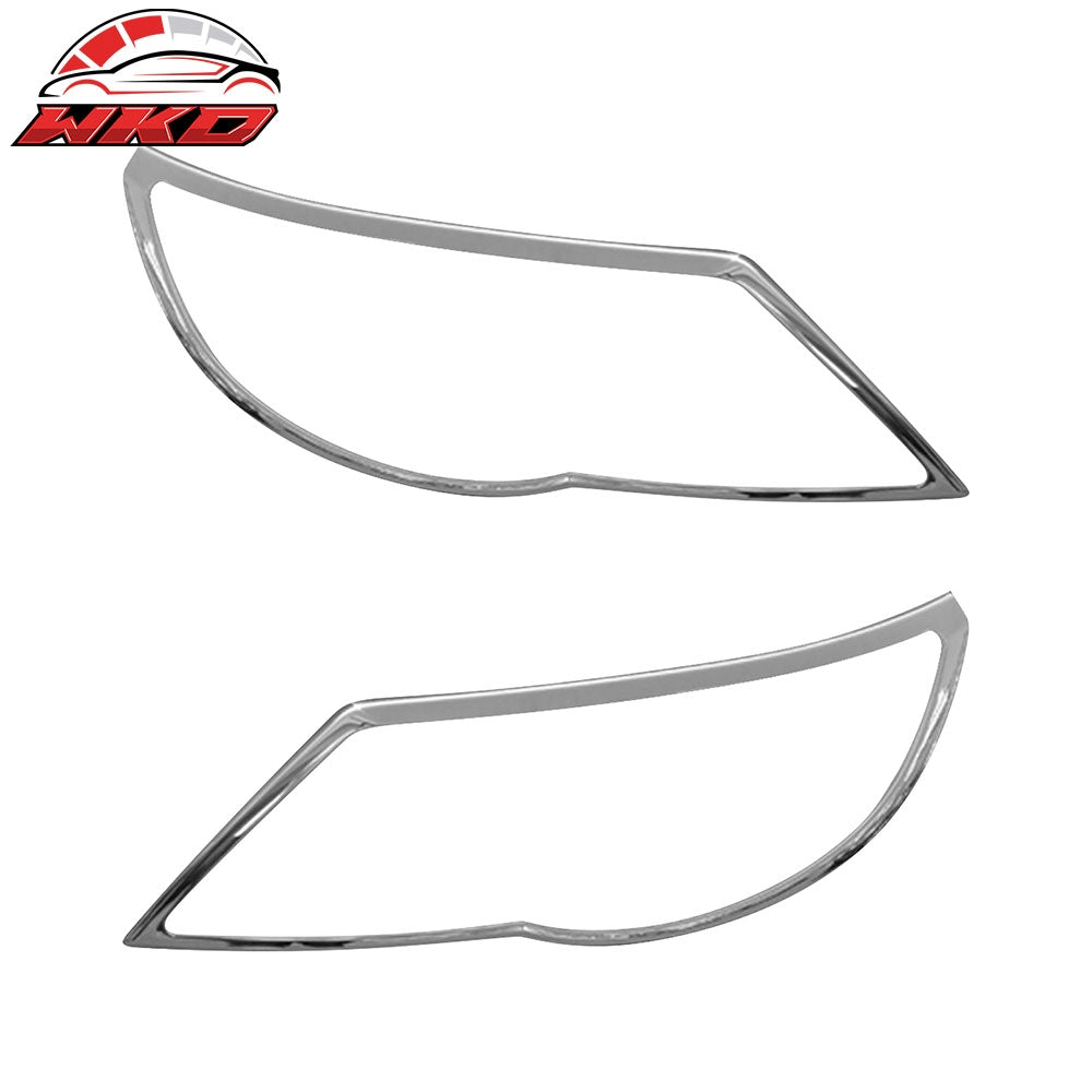 09-11 VW Tiguan Chrome Head Light Bezel Frame Left Right Covers 2PCS ABS | Wholesale