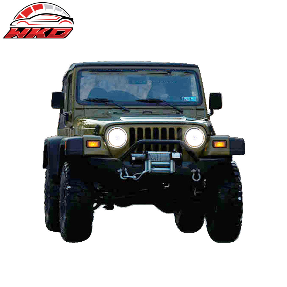 Fits 97-16 Jeep Wrangler 7" Round LED Projector Headlights Signal